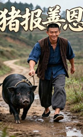 短剧《猪报善恩》海报