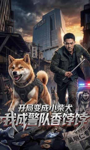 短剧《开局变成小柴犬我成警队香饽饽》海报