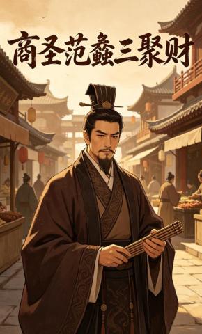 短剧《商圣范蠡三聚财》海报