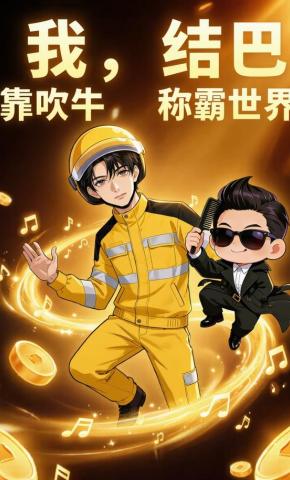 短剧《我，结巴，靠吹牛称霸世界》海报