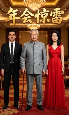短剧《年会惊雷》海报