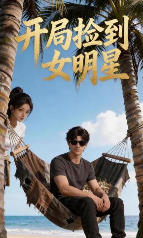 短剧《开局捡到女明星》海报