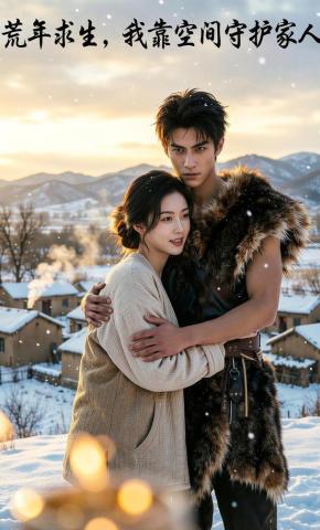 短剧《荒年求生，我靠空间守护家人》海报