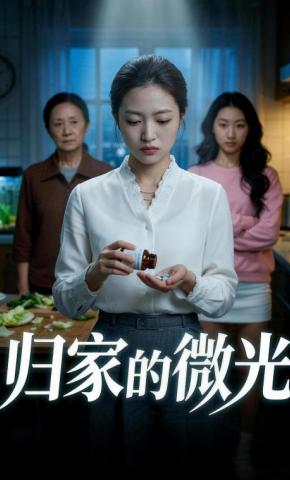短剧《归家的微光》海报