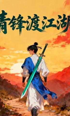 短剧《青锋渡江湖》海报