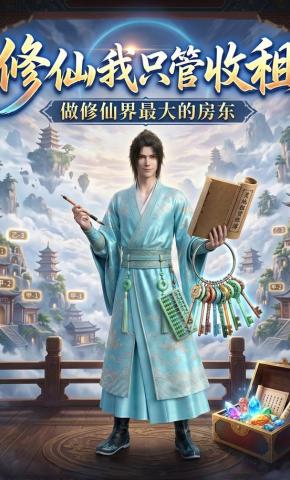 短剧《修仙我只管收租》海报