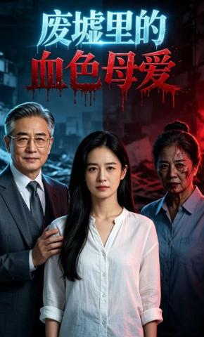 短剧《废墟里的血色母爱》海报