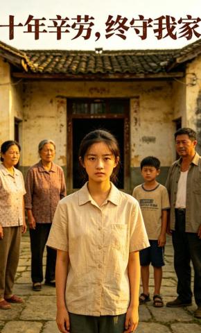 短剧《十年辛劳，终守我家》海报