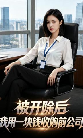 短剧《被开除后，我用一块钱收购前公司》海报