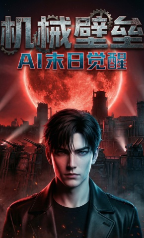 短剧《机械壁垒：AI 末日觉醒》海报