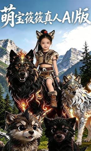 短剧《萌宝筱筱真人AI版》海报