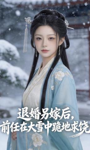 短剧《退婚另嫁后，前任在大雪中跪地求饶》海报