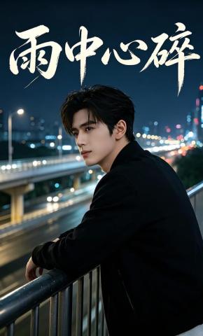短剧《雨中心碎》海报