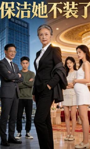 短剧《保洁她不装了》海报