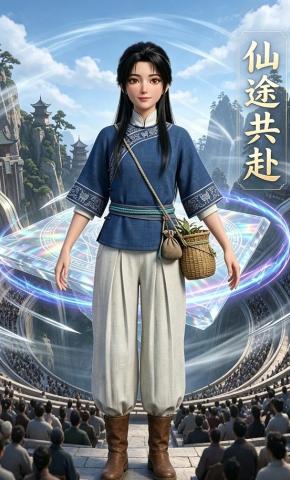 短剧《仙途共赴》海报