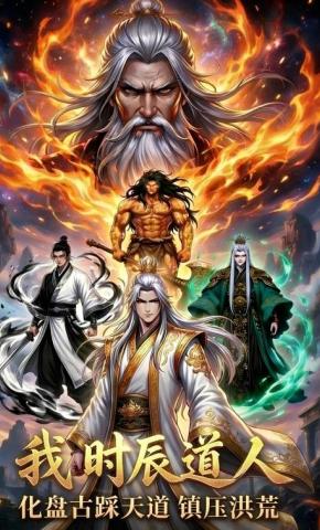 短剧《我时辰道人,化盘古踩天道,镇压洪荒》海报