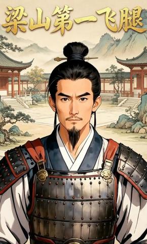 短剧《梁山第一飞腿》海报