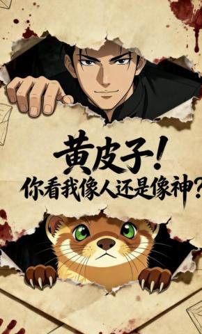 短剧《黄皮子你看我像人还是像神》海报