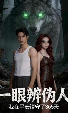 短剧《一眼辨伪人，我在平安镇守了365天》海报