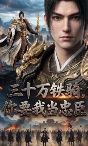 短剧《三十万铁骑，你要我当忠臣》海报