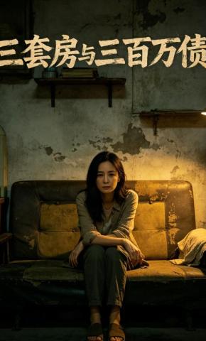 短剧《三套房与三百万债》海报