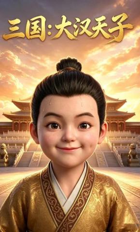 短剧《三国：大汉天子》海报