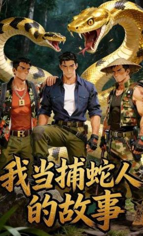 短剧《我当捕蛇人的故事》海报