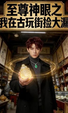 短剧《至尊神眼之我在古玩街捡大漏》海报