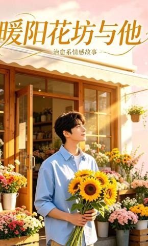 短剧《暖阳花坊与他》海报