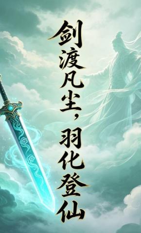 短剧《剑渡凡尘，羽化登仙》海报