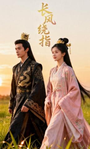 短剧《长风绕指》海报