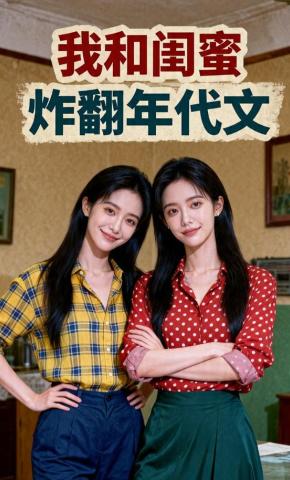 短剧《我和闺蜜炸翻年代文》海报