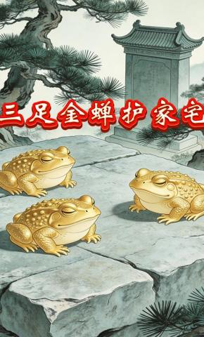 短剧《三足金蝉护家宅》海报