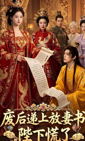 短剧《废后递上放妻书，陛下慌了》海报