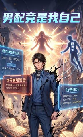 短剧《男配竟是我自己》海报