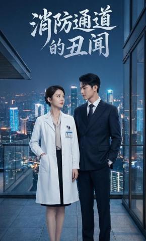 短剧《消防通道的丑闻》海报