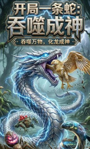 短剧《开局一条蛇：吞噬成神》海报