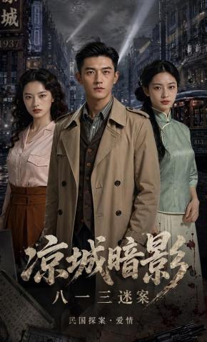 短剧《凉城暗影：八一三迷案》海报
