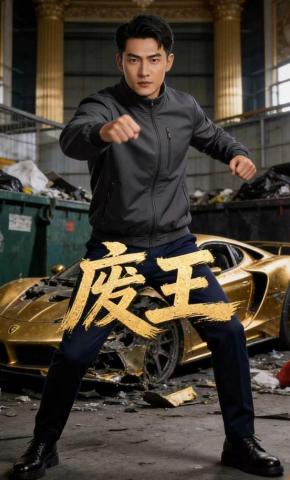 短剧《废王》海报