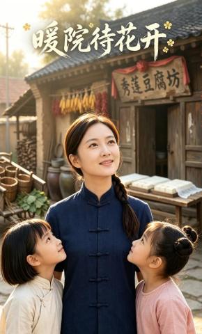 短剧《暖院待花开》海报