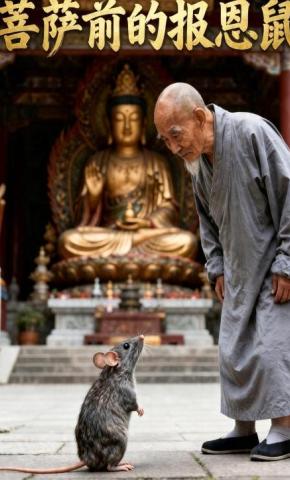 短剧《菩萨前的报恩鼠》海报