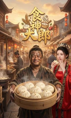 短剧《食神大郎》海报