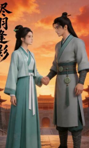 短剧《烬羽逢影》海报