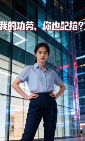 短剧《我的功劳，你也配抢？》海报