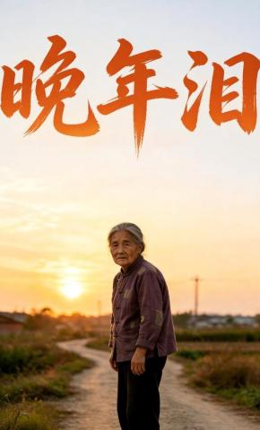 短剧《晚年泪》海报