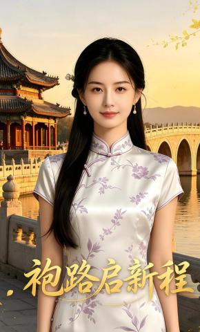 短剧《袍路启新程》海报