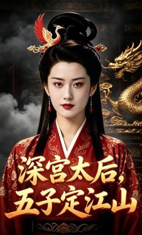 短剧《深宫太后，五子定江山》海报