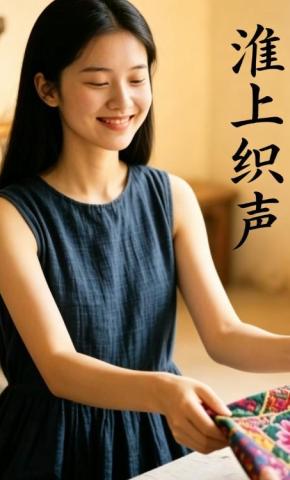 短剧《淮上织声》海报