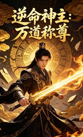 短剧《逆命神主：万道称尊》海报