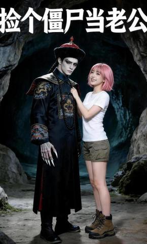 短剧《捡个僵尸当老公》海报